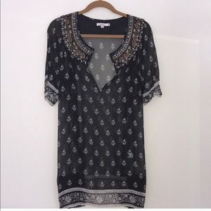 Calypso St Barth beaded sheer top / coverup